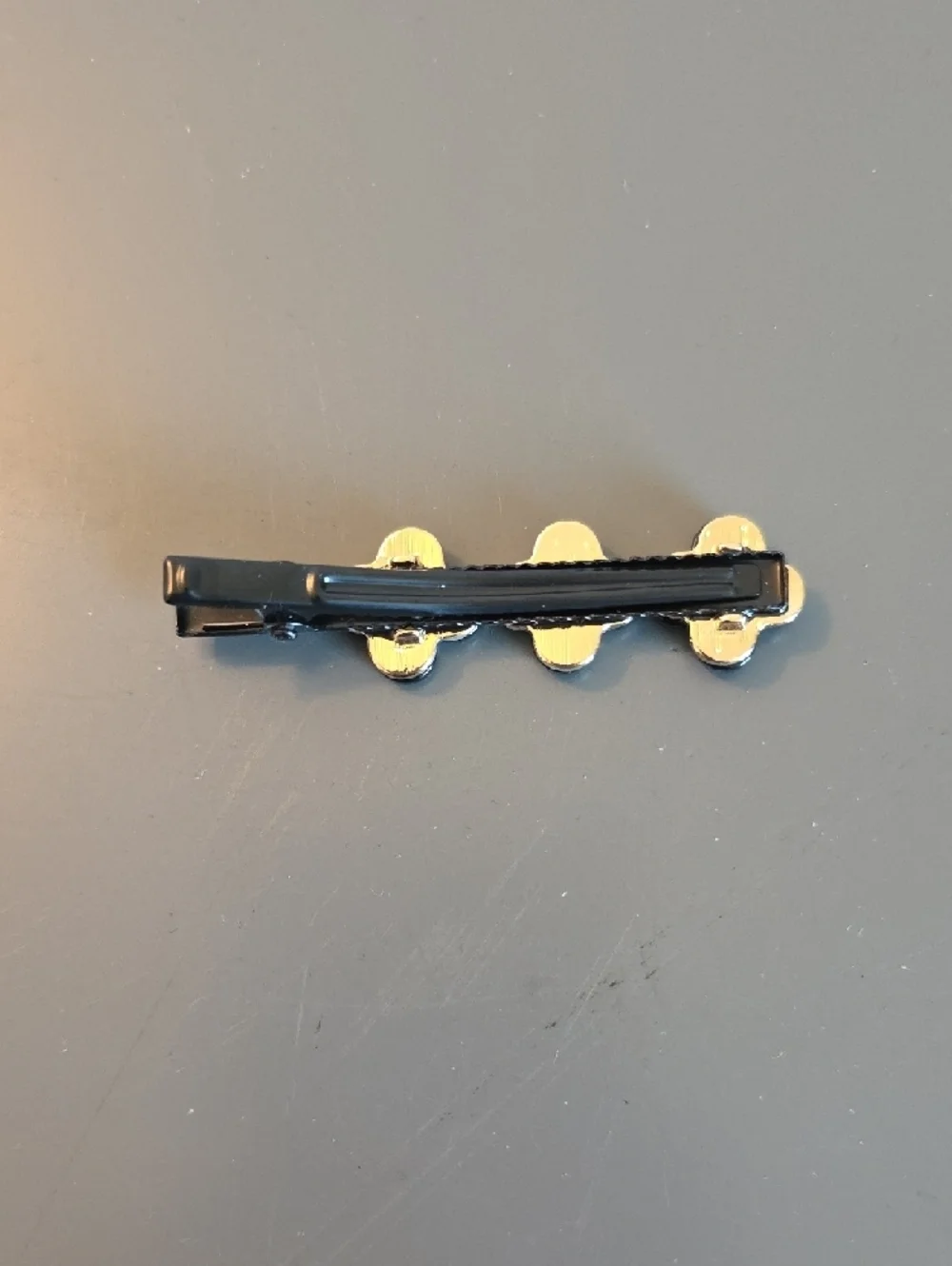 White House Black Market Floral Hair Clip Trio - Black, White